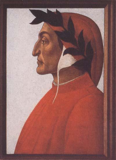 Sandro Botticelli Portrait of Dante Alighieri